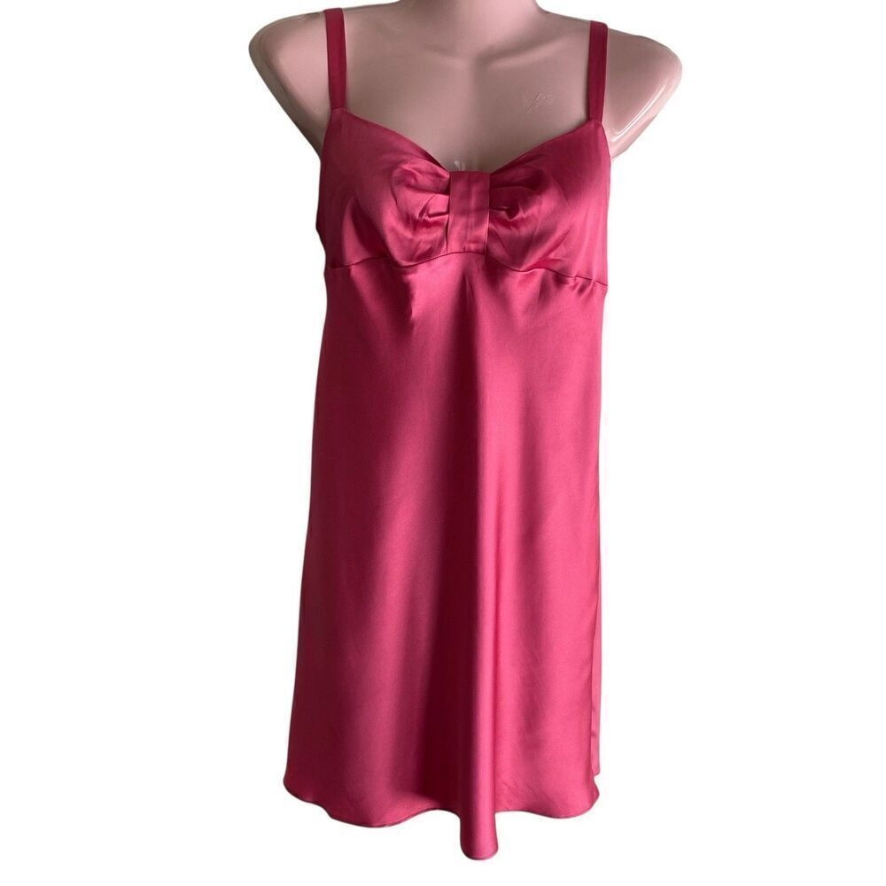 Victoria’s Secret Angels Chemise Womens Medium Pink Satin Nightgown